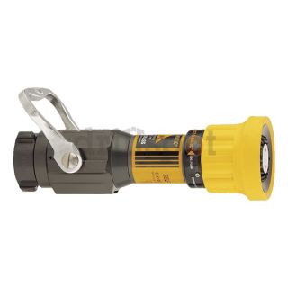 Elkhart Brass SM 20F Fire Hose Nozzle, 1 1/2 In., Yellow