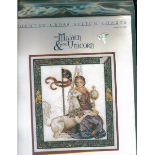 Counted Cross Stitch. The Maiden and the Unicorn. Design Number 227