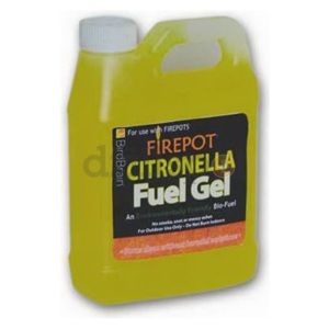 Bird Brain Inc 11820002 32 OZ Firepots Citronella Gel, Pack of 12