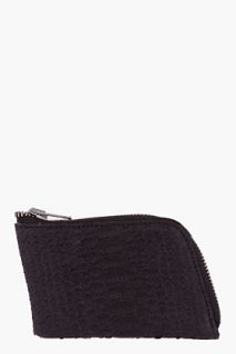 Damir Doma Black Scaled Leather Wallet for women