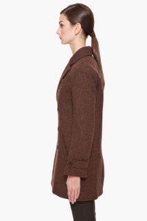 A.P.C. Brown Wool Coat for women