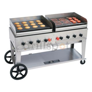 Crown Verity MG 60 Portable Gas Griddle, 8 Burners