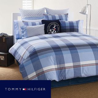 Tommy Hilfiger Heritage Red, White, Blue Plaid 3 piece Full/Queen