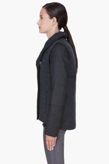 Helmut Charcoal Sonar Wool Jacket for women