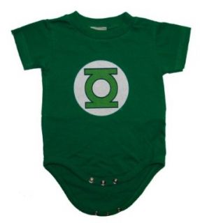 Green Lantern Logo Military Green Snapsuit Infant Onesie
