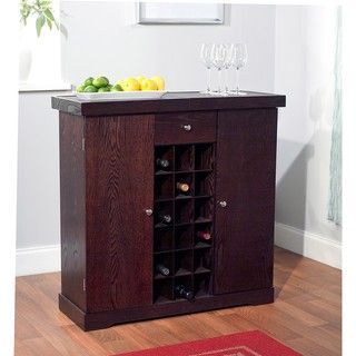 Espresso Wine Storage Cabinet