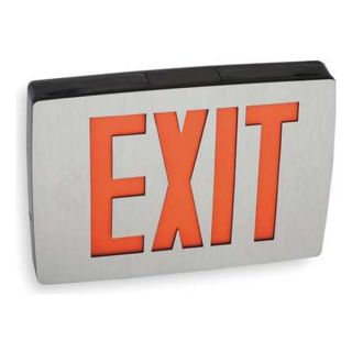 Lithonia LQC 2 R Exit Sign, 0.60W, Red, 2