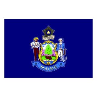 Nylglo 142260 Maine State Flag, 3x5 Ft