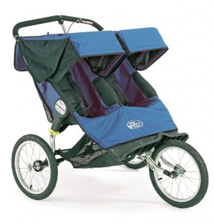 Baby Jogger Q Series Double Navy Jogging Stroller
