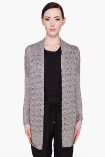Theory Charcoal Cai Cardigan for women
