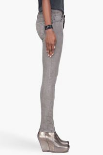 Rick Owens DRKSHDW Grey Detroit Cut Jeans for women