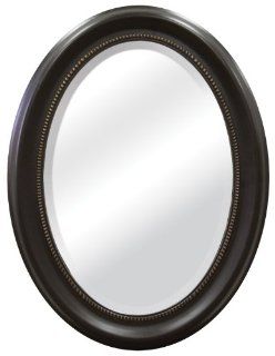 MCS Bronze Oval Mirror Frame, 16 by 23 Inch Mirror in 22.5