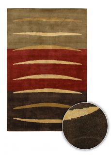Contemporary Hand knotted Aura Wool Rug (8 Round)