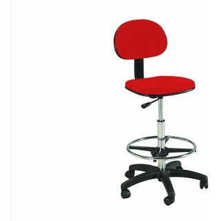 Martin Stiletto Red Drafting height Chair with Pneumatic Lift Today $