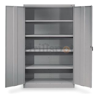 Tennsco 5ZM37 5ZM39 Storage Cabinet, Unassembled, Gray