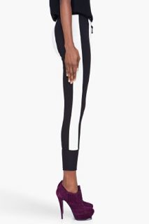 Marni Black And Ivory Cropped Leggings for women