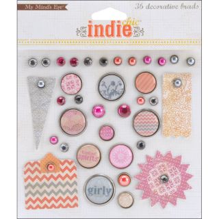 Indie Chic Girl Saffron Decorative Brads (Pack of 36) Today $6.19