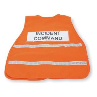 Condor 2PDL8 Safety Vest, Incident, Polyester, Orange