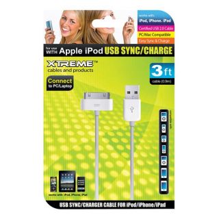 Xtreme Apple USB Cable for iPod/ iPhone