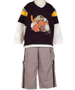 Flapdoodles Boys Midnight Sports Outfit