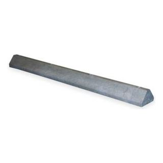 Approved Vendor CS S48 G Parking Curb, Plastic, L48 In, Gray