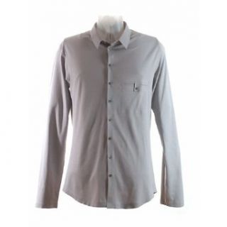 Marithe Francois Girbaud Steel Gray Button Front Shirt (X