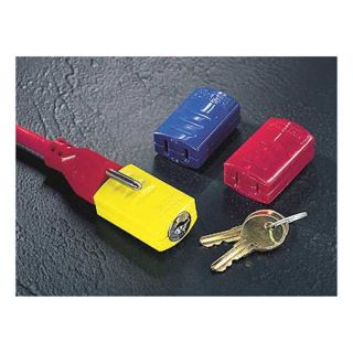 Stopower RRKA Plug Lockout, Red, 5/16In Shackle Dia.