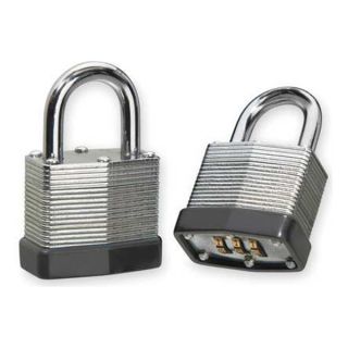 Battalion 1XRV2 Padlock, Combination, Silver, Different