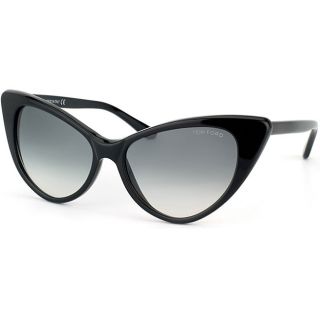 Tom Ford Womens TF 173 TF0173 Nikita Black Cat Eye Sunglasses