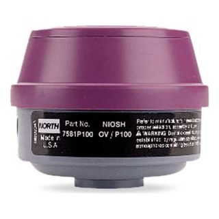 North By Honeywell 7581P100 Combination Cartridge, Black/Magenta, PK 2