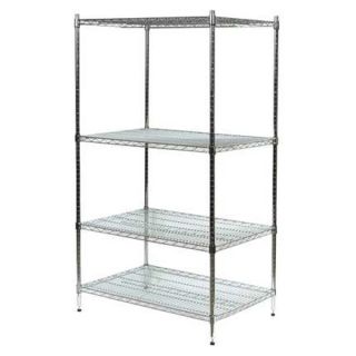 Approved Vendor 2KPA6 Shelving, Starter, H 74, W 60, D 36, Zinc