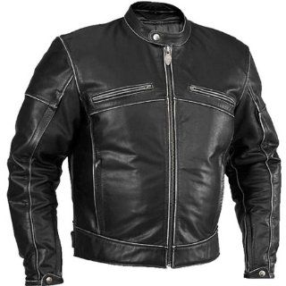 River Road Rambler Mens Vintage Leather Harley Motorcycle Jacket