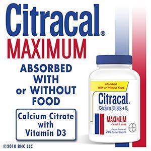 Citracal® Maximum Calcium Citrate + Vitamin D3 Health