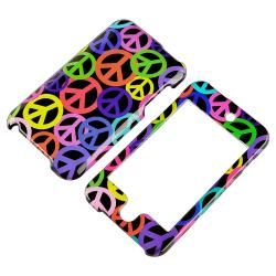 Black Rainbow Peace Sign Case for Apple iPod Touch Generation 2/ 3