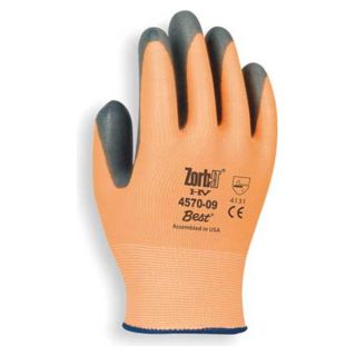 Showa Best 4570 08 Coated Gloves, M, Gray/Orange, PR