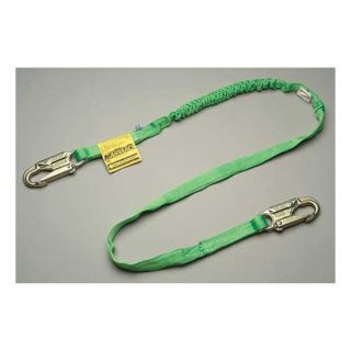 Miller By Honeywell 216TWLS/6FTGN Lanyard, 1 Leg, Polyester, Green