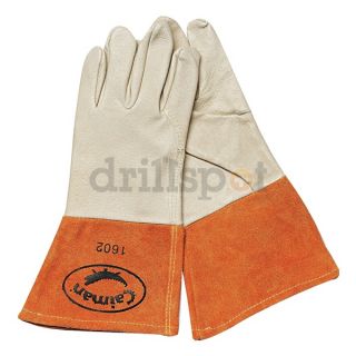 Caiman 1602L Welding Gloves, Split Leather, L, PR