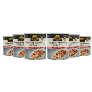 Augason Farms Spaghetti Marinara with Freeze Dried Beef 6 Pack