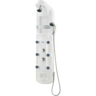 55 inch White Acrylic 6 jet Shower Panel Today $384.75