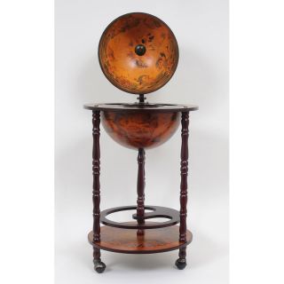 Red Nautical Globe Bar Table Today $163.99