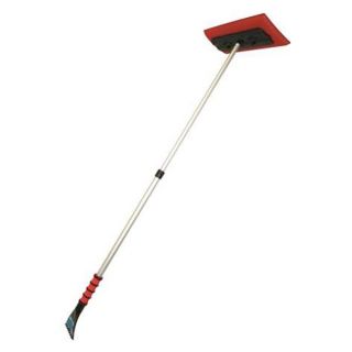 Mallory 595 EGRG Snow Blade and Scraper, Telescopic, Red