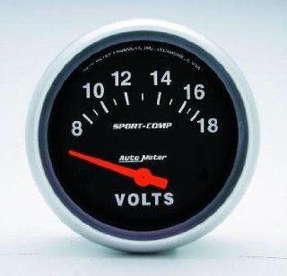 Auto Meter 3592 Sport Comp Electric Voltmeter Gauge  