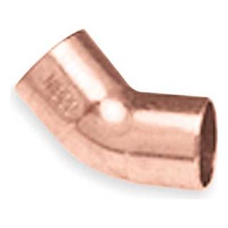 Nibco U606 3/4 Elbow, 45 Deg, 3/4 In, Wrot Copper