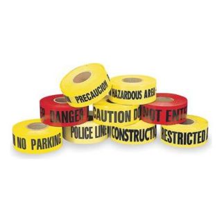 C.H. Hanson 16000 Barricade Tape, Yellow/Black, 1000ft x 3In