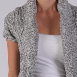 Ci Sono by Adi Juniors Cable Knit Cardigan Sweater