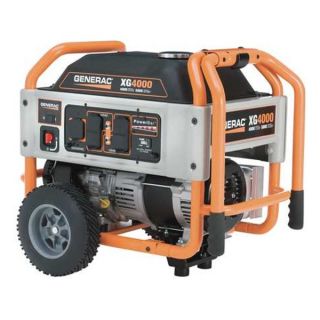 Generac 5778 Portable Generator, Rated Watts4000, 220cc