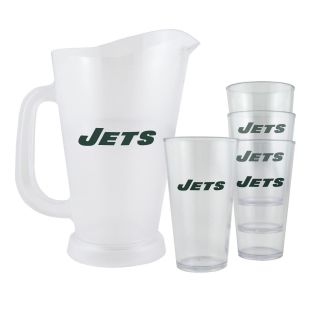 New York Jets NFL Pitcher and Pint Glasses Set