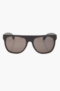 Super Flat Top M Black Sunglasses for men