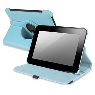 BasAcc Light Blue Swivel Case for  Kindle Fire HD 7 INCH