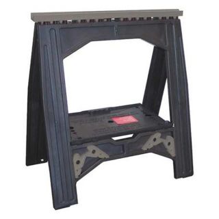 Storehorse 10000 6G Folding Sawhorse w/Sawbucks, PK 2